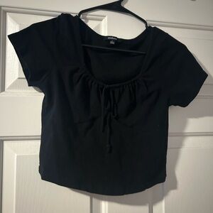 Black Crop Top